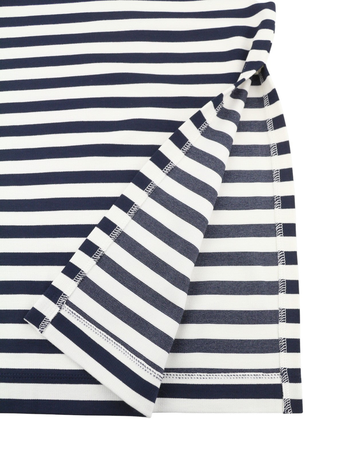 GANT Icon G Stripe Jersey Women Skirt 2XL Blue Knee-Length Fitted Split