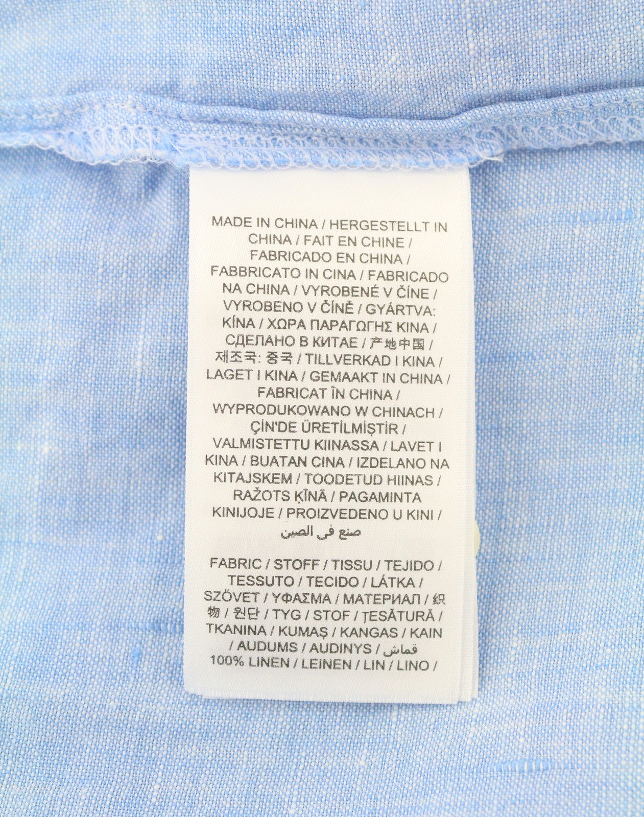 GANT Linen Chambray Shirt Women Dress EU36 Blue Button Knee-Length
