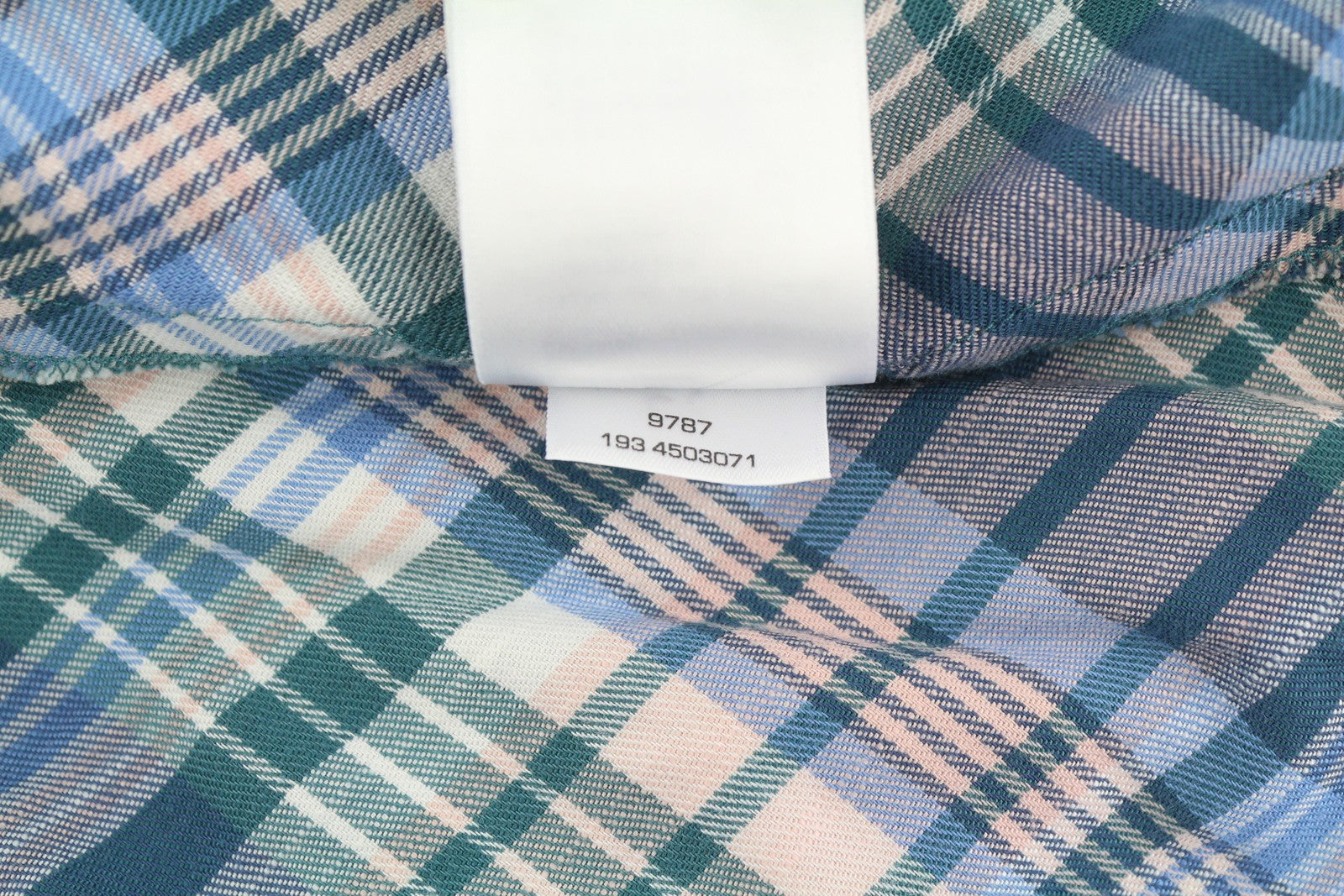 GANT Faded Winter Twill Check Women Dress EU40 Pink Straight Knee-Length