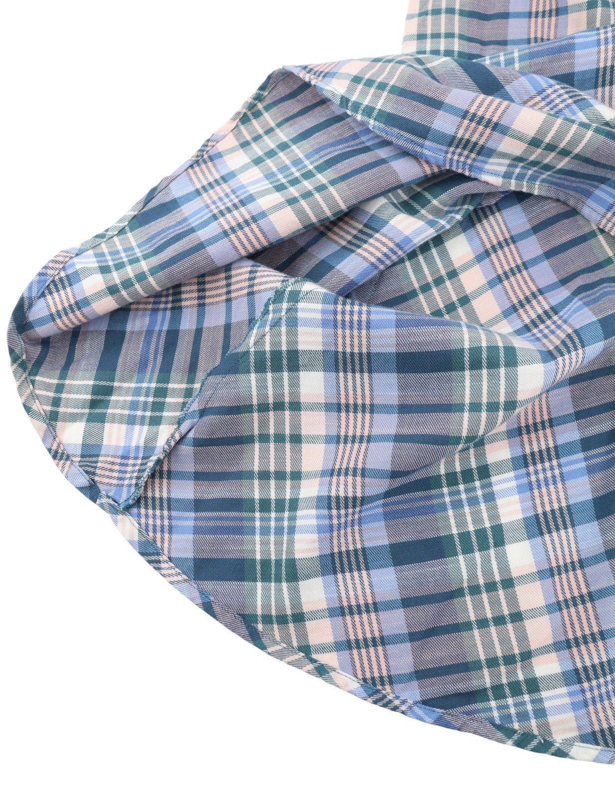 GANT Faded Winter Twill Check Women Dress EU42 Pink Straight Knee-Length