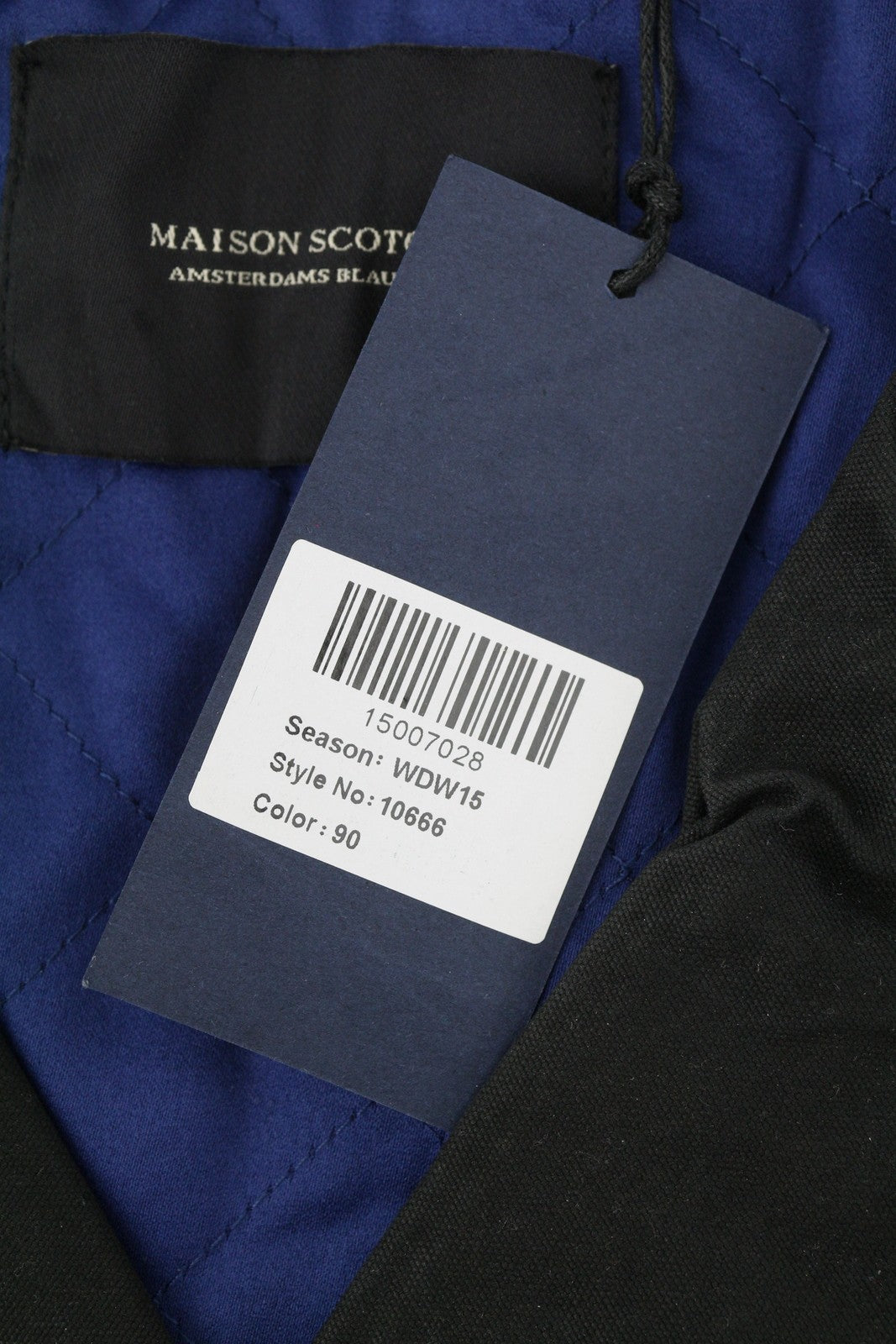 MAISON SCOTCH Women Jacket XS Black Rigid Asymmetrical Zip Lightweight