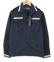 REPLAY W2971 Women Jacket M Dark Blue Glitter Details Lightweight