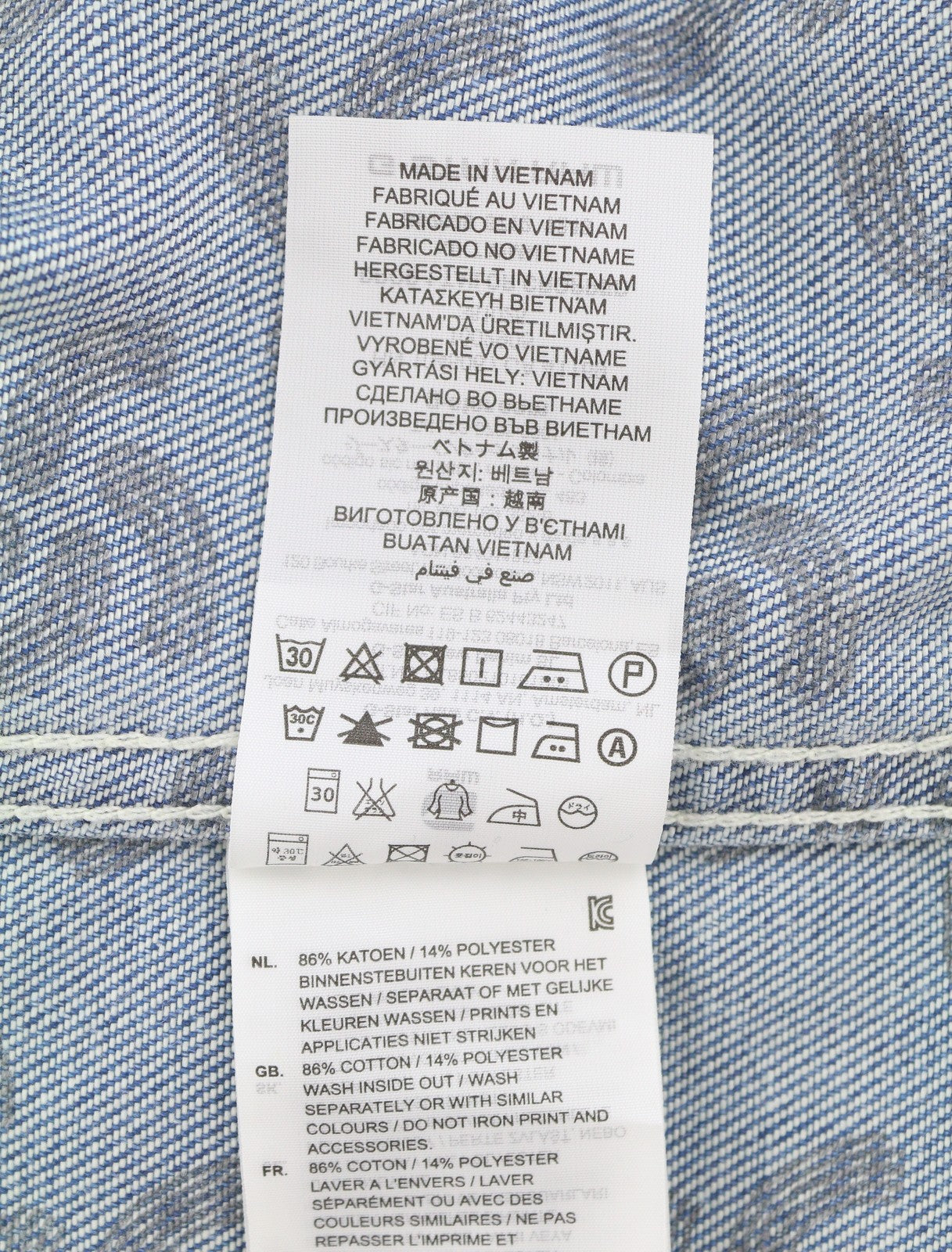 G-STAR Drop 1 Tailor Cropped Women Jacket S Blue Denim Button-Up 3/4 Sleeves