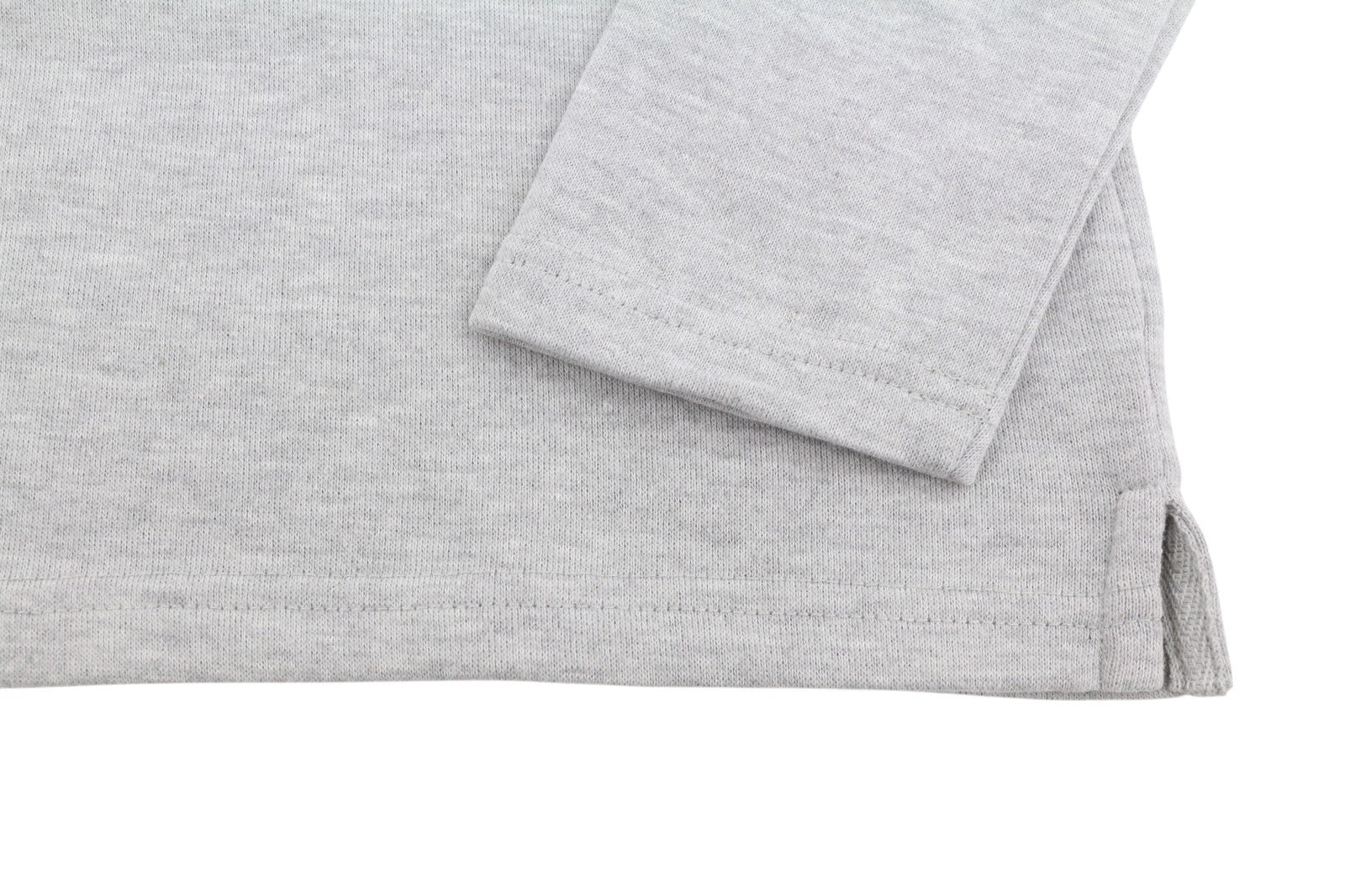 BLACKOUT DNN Marina Women Sweatshirt S Grey Melange Round Collar Pull On