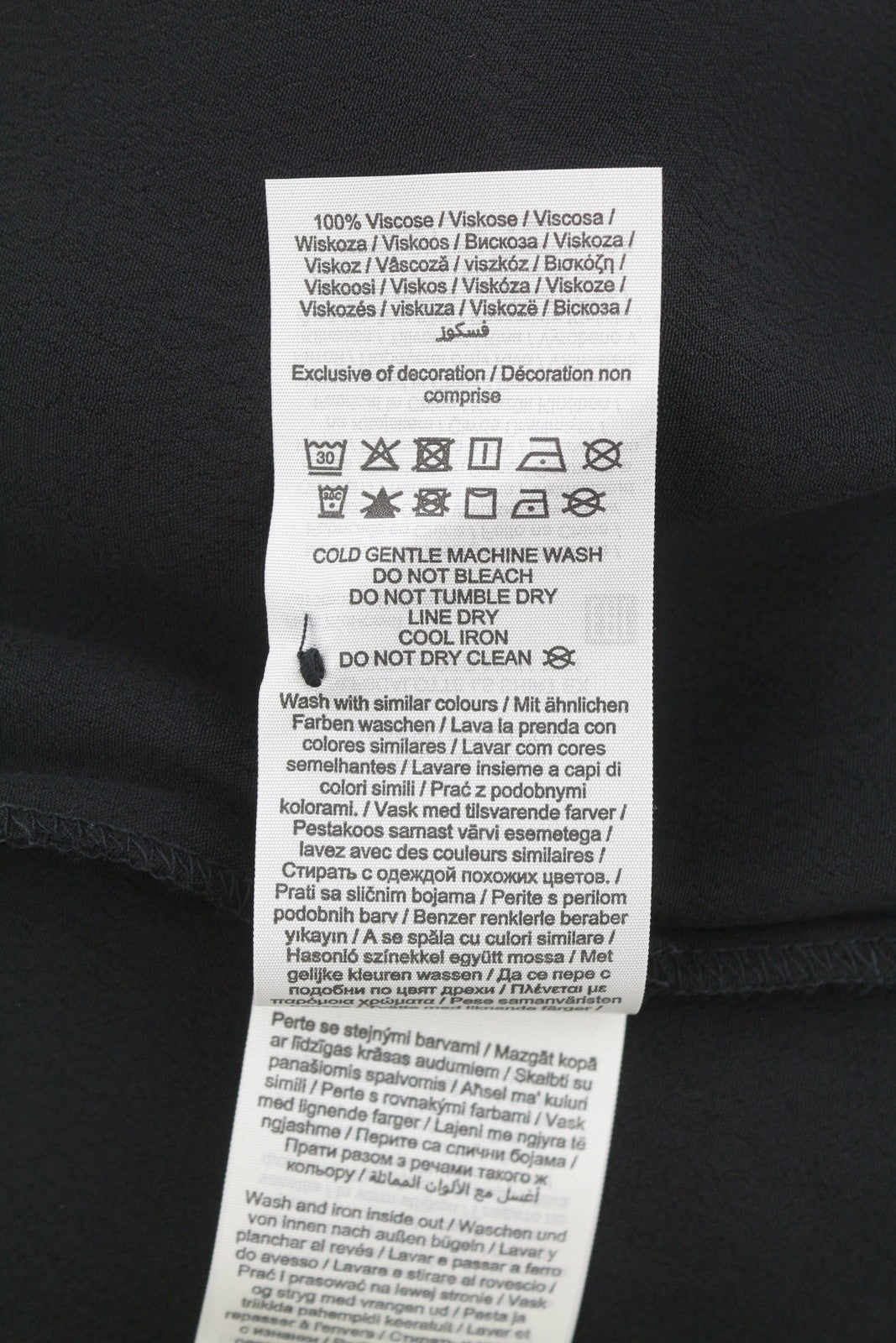 SELECTED Scalotte LS Women Blouse EU34 XS Black Button Up Long Sleeved