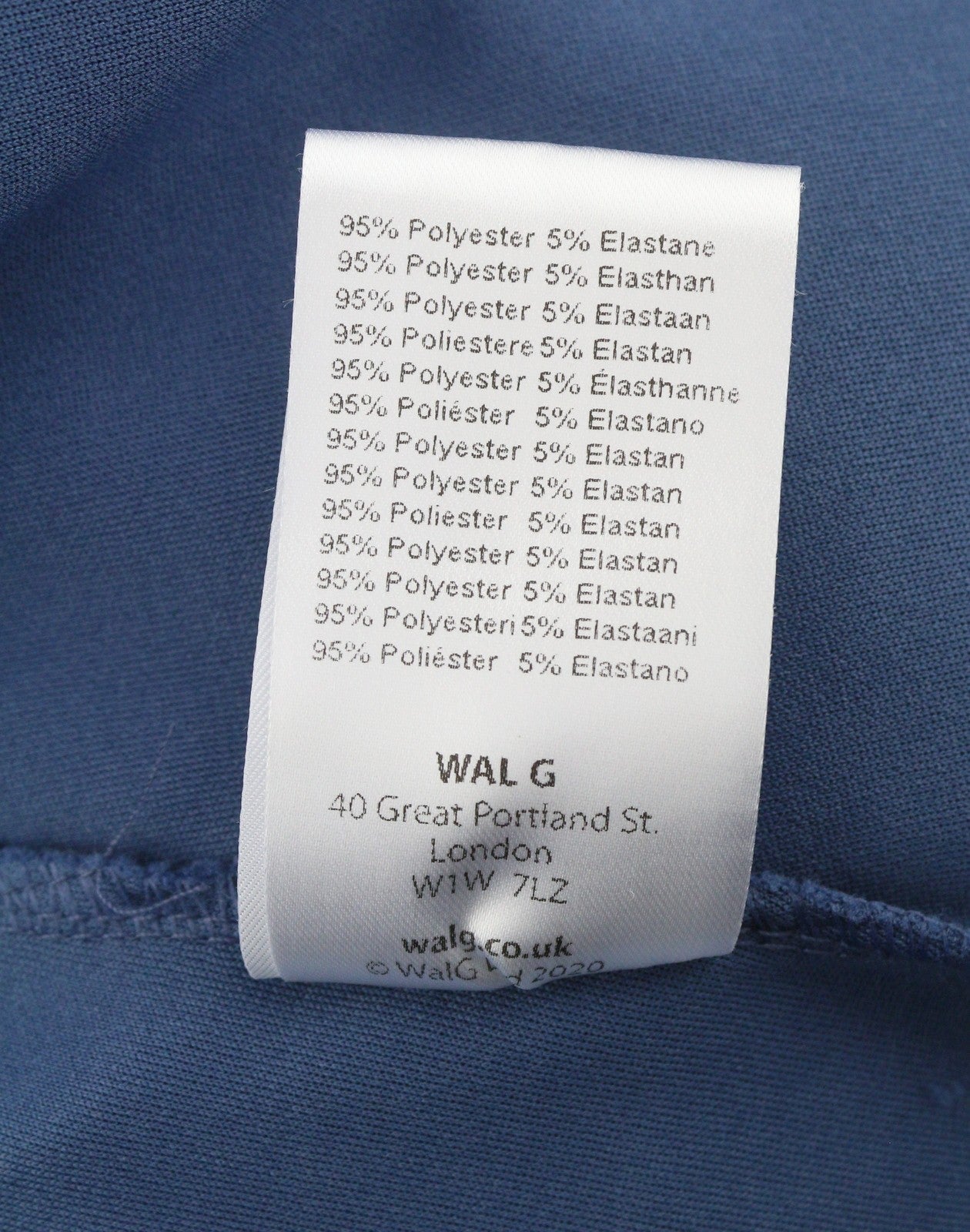 WAL G Women Jumpsuit XL Blue Pleated Open Shoulder Pockets