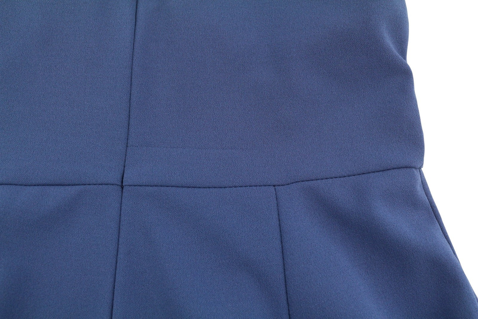 WAL G Women Jumpsuit XL Blue Pleated Open Shoulder Pockets