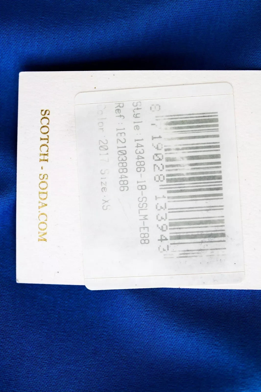 MAISON SCOTCH Women Dress XS Blue Cotton Short Sleeved Frilled Short Belted