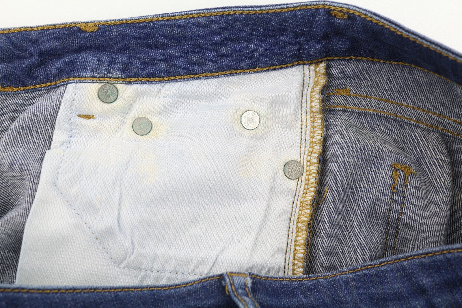 ACNE STUDIOS Skin 5 Raw Reform Women Jeans W27/L32 Blue Faded Cropped Slim Fit