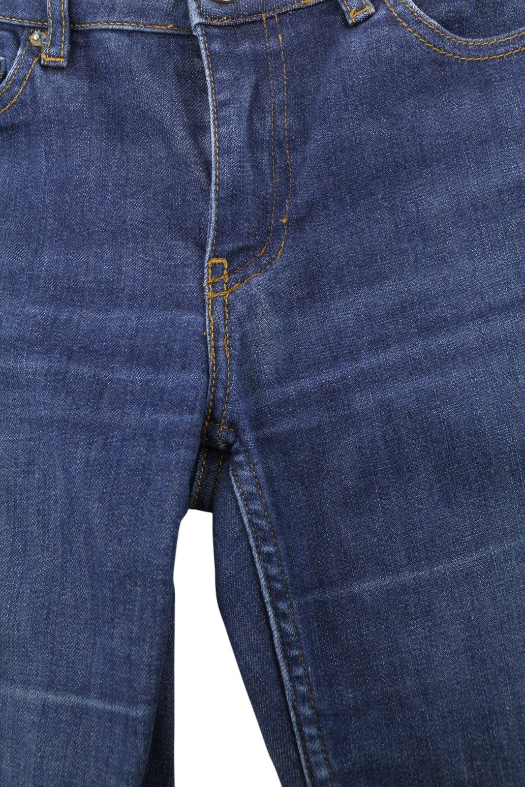 ACNE STUDIOS Skin 5 Raw Reform Women Jeans W27/L32 Blue Faded Cropped Slim Fit