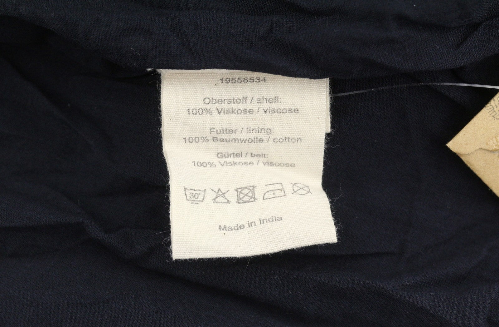 USHA Women Dress S Black Beads Belted Lined Sleeveless Maxi