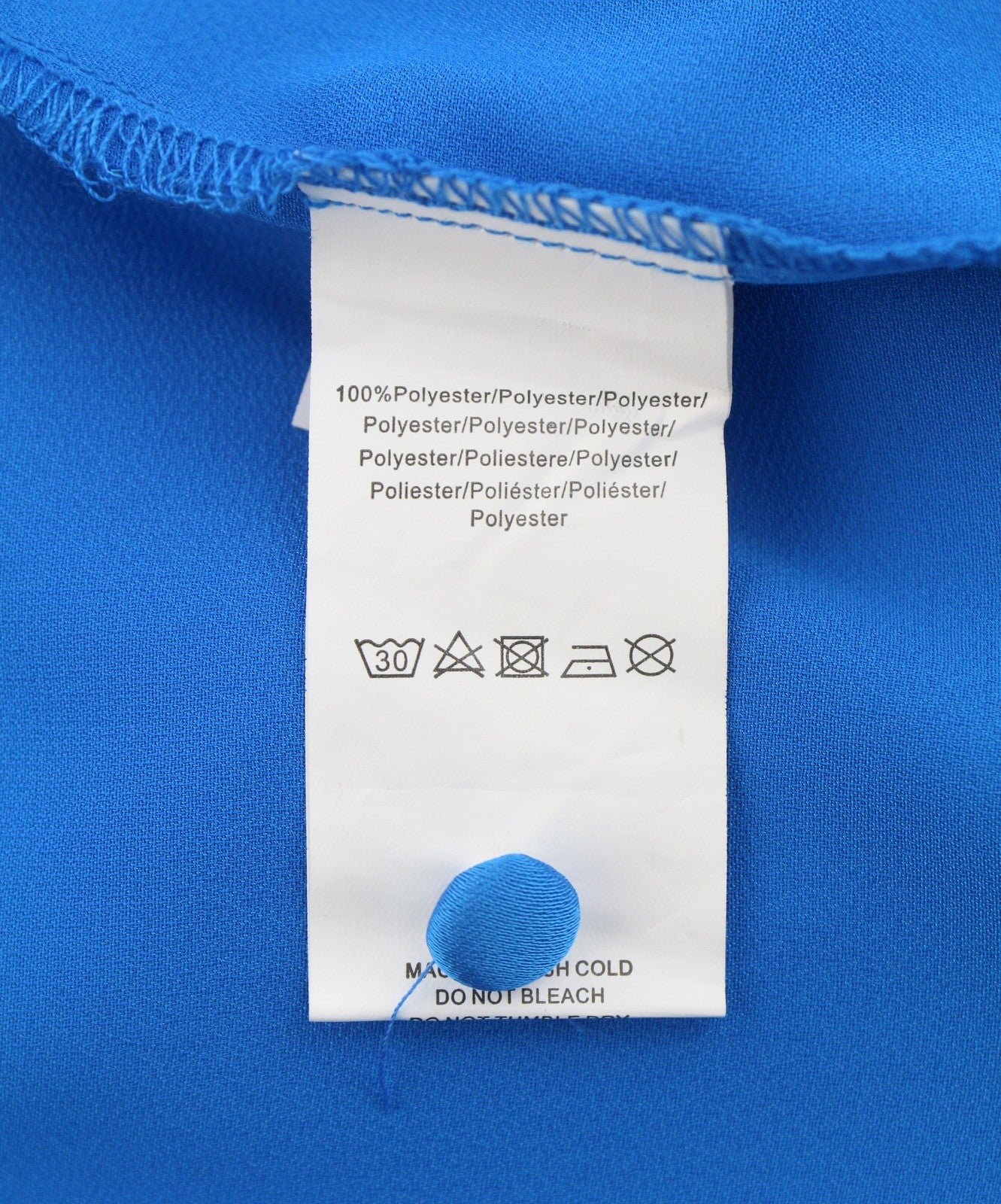 GLAMOROUS Blue Aster Satin Women Dress EU36 S Wrap Front Split Long Sleeve