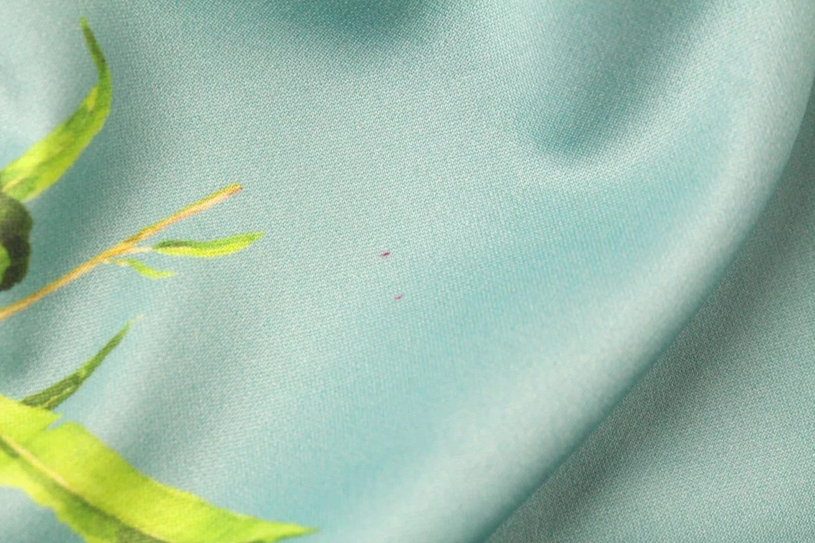 TRUE VIOLET Women Dress UK10 Green Blue Flower Patterned Short Sleeve V-Neck