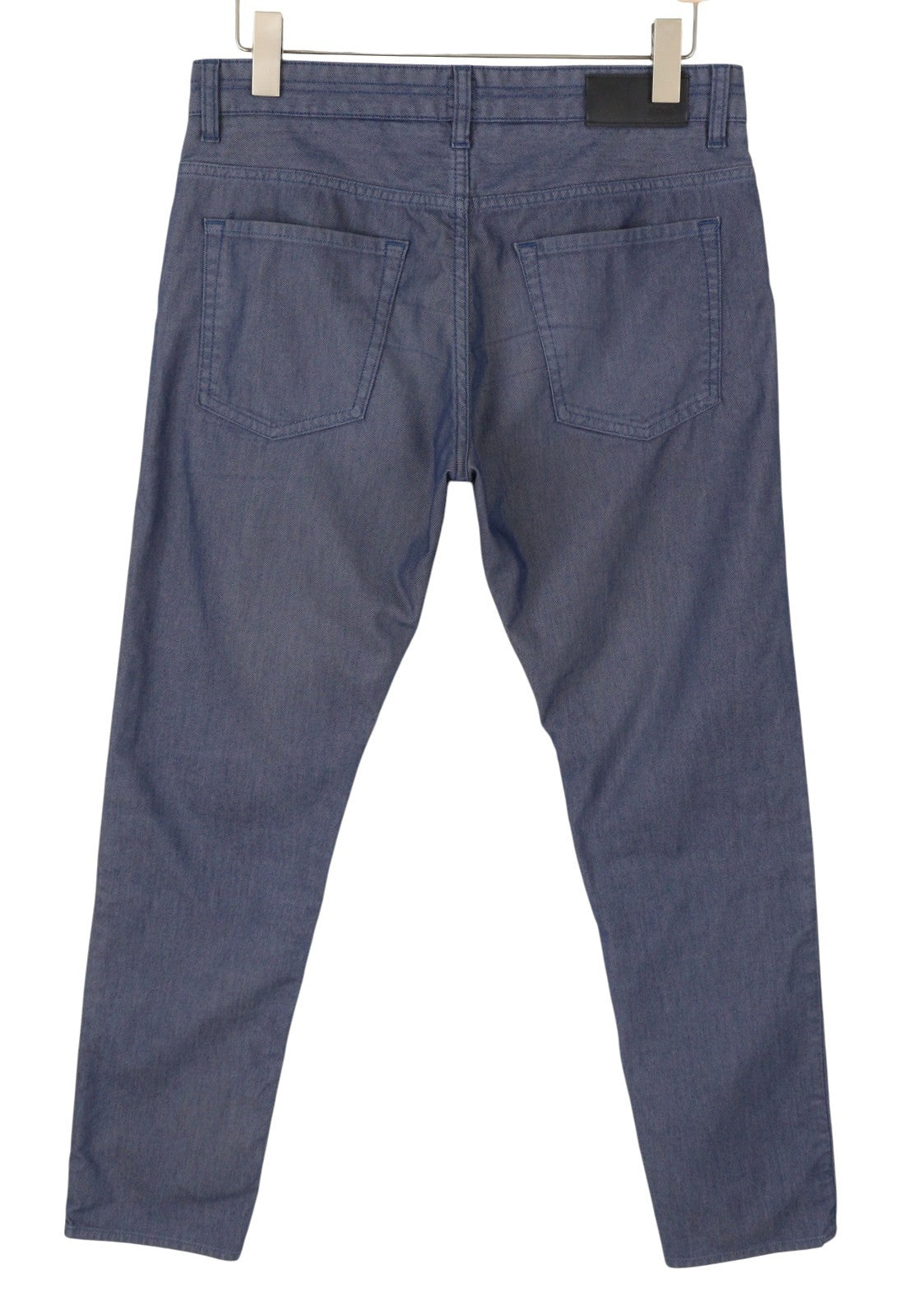 HUGO BOSS Delaware 3-9-20 Men Trousers W33/L32 Blue Slim Fit Zip Fly