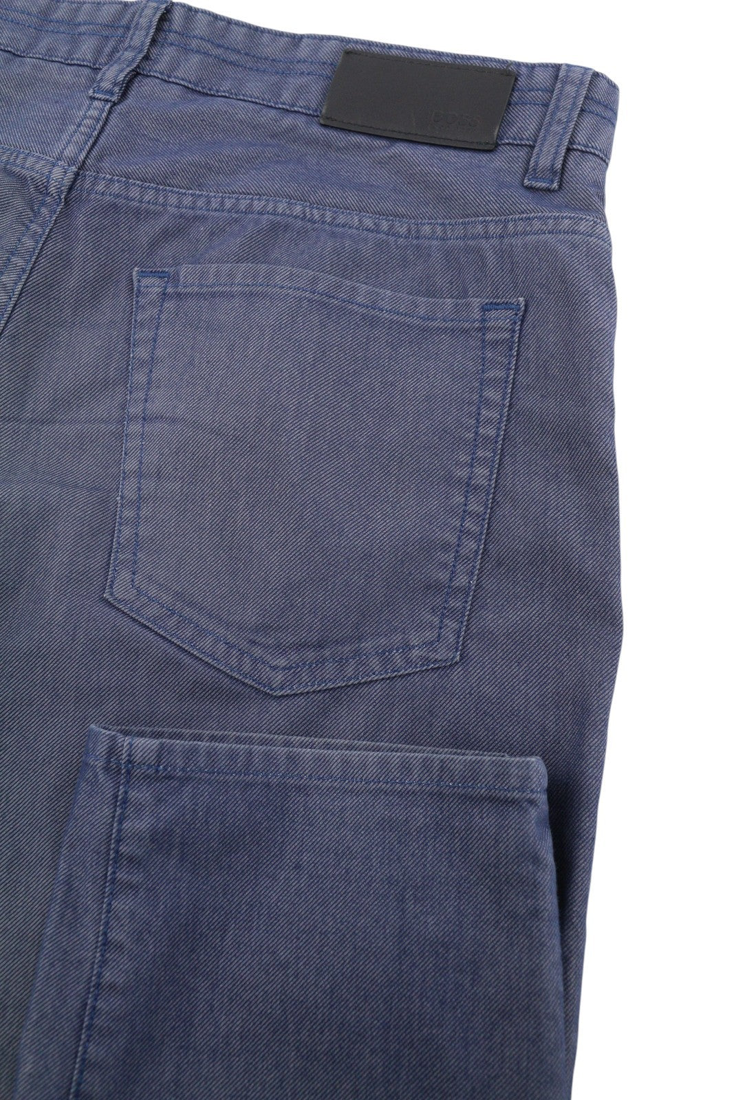 HUGO BOSS Delaware 3-9-20 Men Trousers W33/L32 Blue Slim Fit Zip Fly
