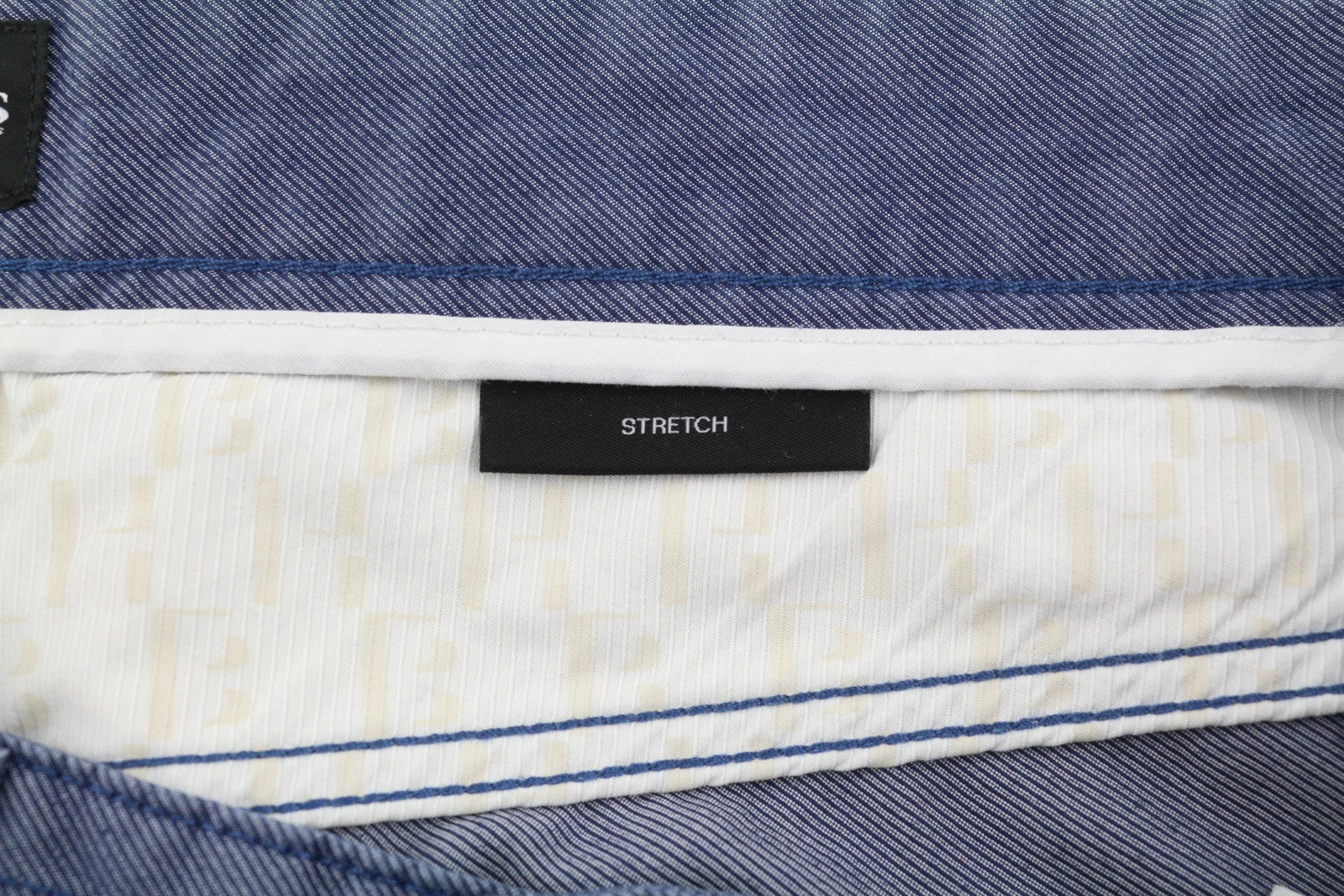 HUGO BOSS Delaware 3-9-20 Men Trousers W33/L32 Blue Slim Fit Zip Fly