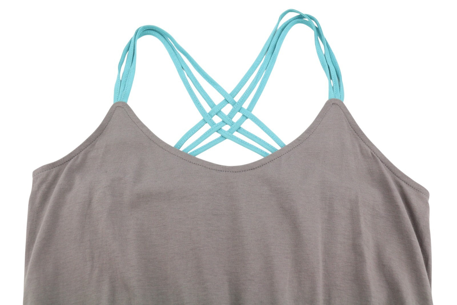 EVEN&ODD Women Dress XL Grey Patterned Belted Strappy Sleeveless Mini