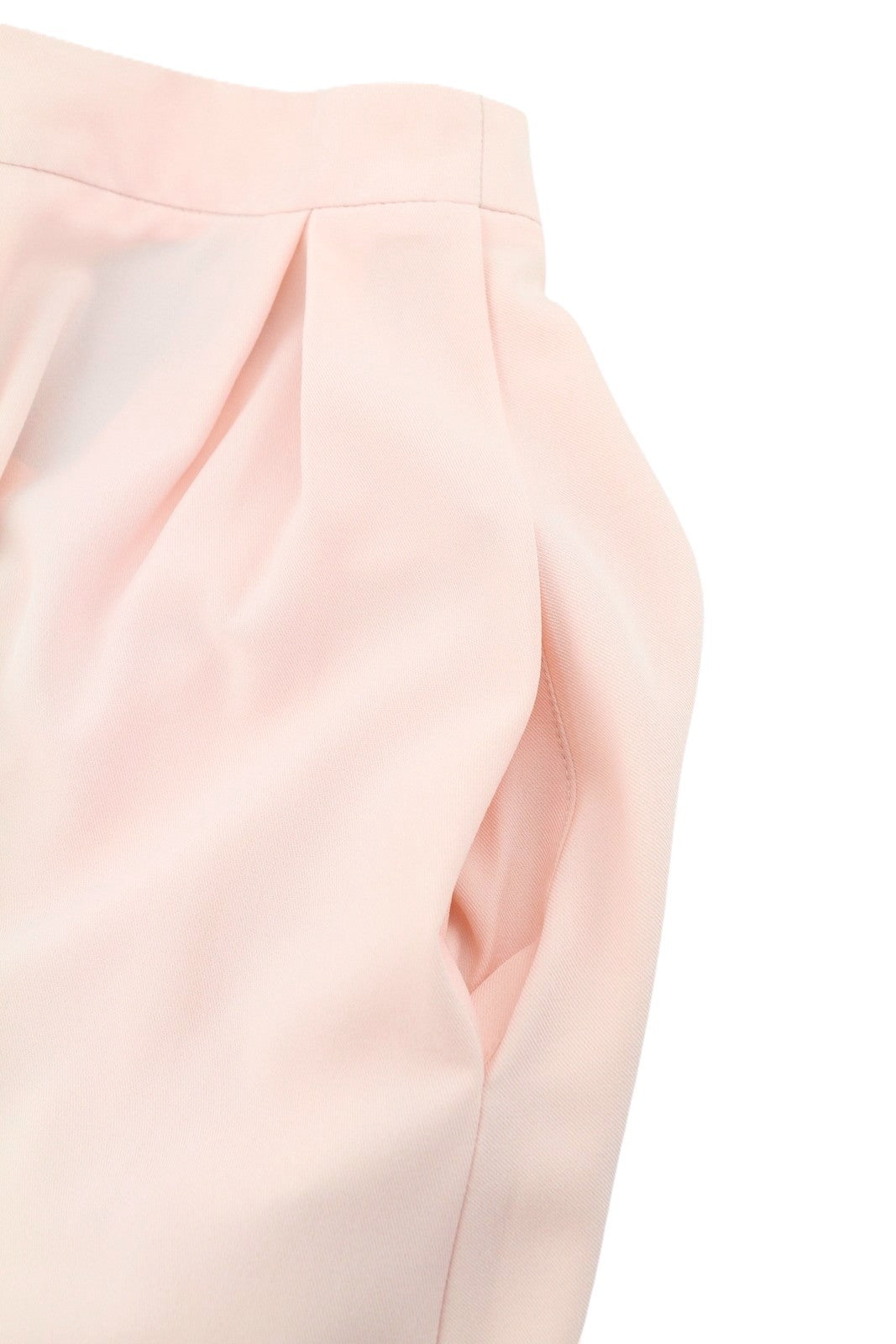 NIFE Women Skirt XL Light Pink Pleated Pockets Zip Fly Midi