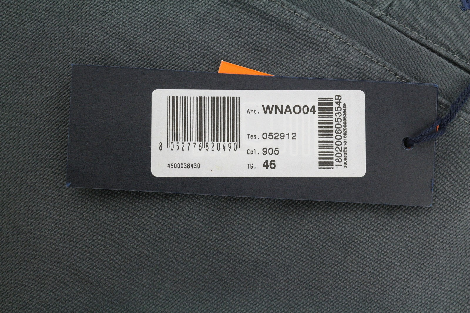 HARMONT & BLAINE Men Trousers 46 W32 Grey Narrot Fit Pleated Zip Fly Chino
