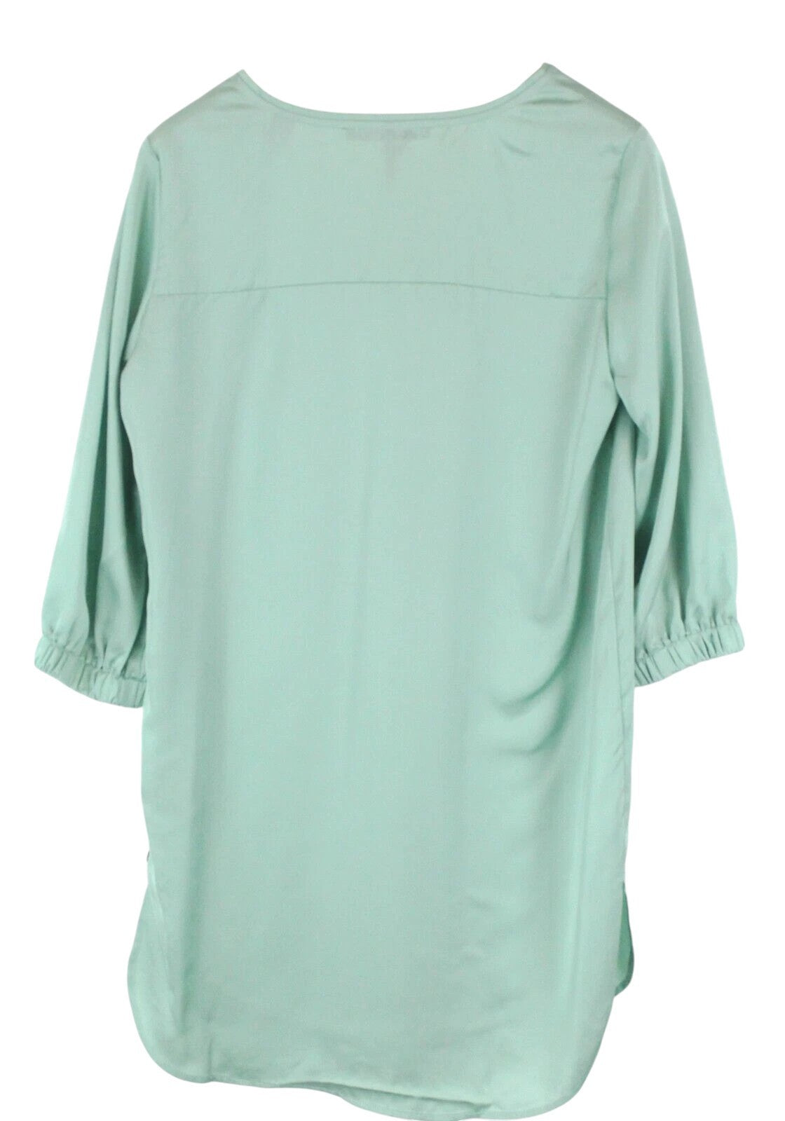 MAISON SCOTCH Women Dress M Mint Green V-neck Lightweight Short 3/4 Sleeve
