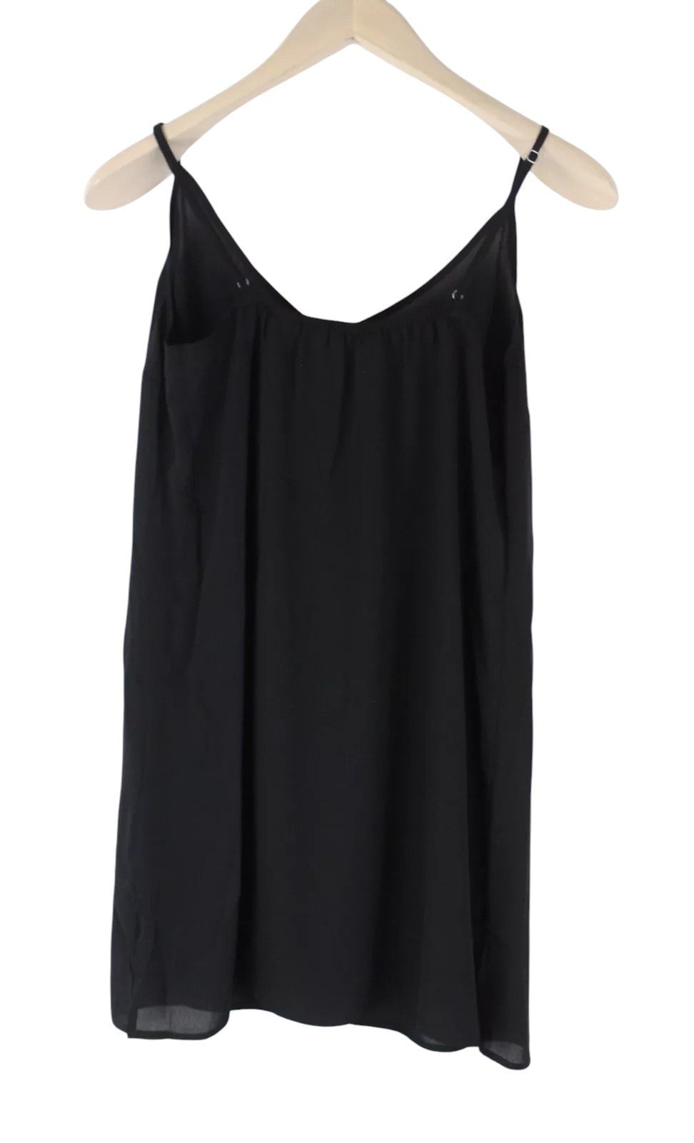 MAISON SCOTCH Women Dress M Black Layered 2in1 Sleeveless Round Neck Pull On