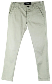 REPLAY Men Trousers 29 Light Brown Slim Fit Cotton Stretch Button-Fly Casual