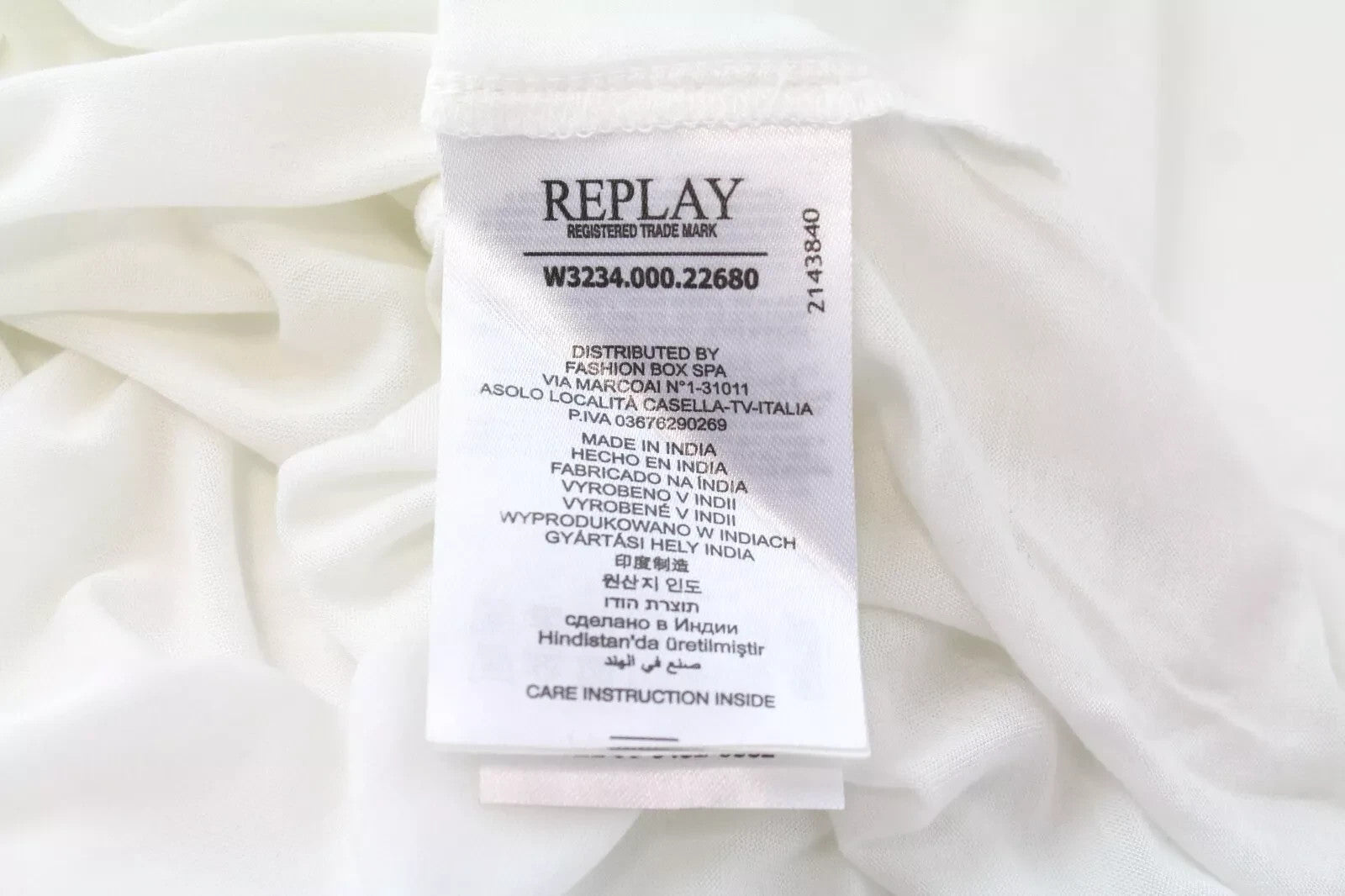 REPLAY Dress Women S Casual White See-Through Short Sleeved Pull On