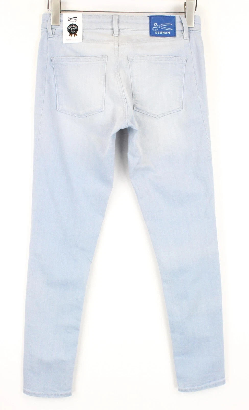 DENHAM Spray Helix Women Jeans W27/L28 Super Tight Cotton Stretch Light Blue