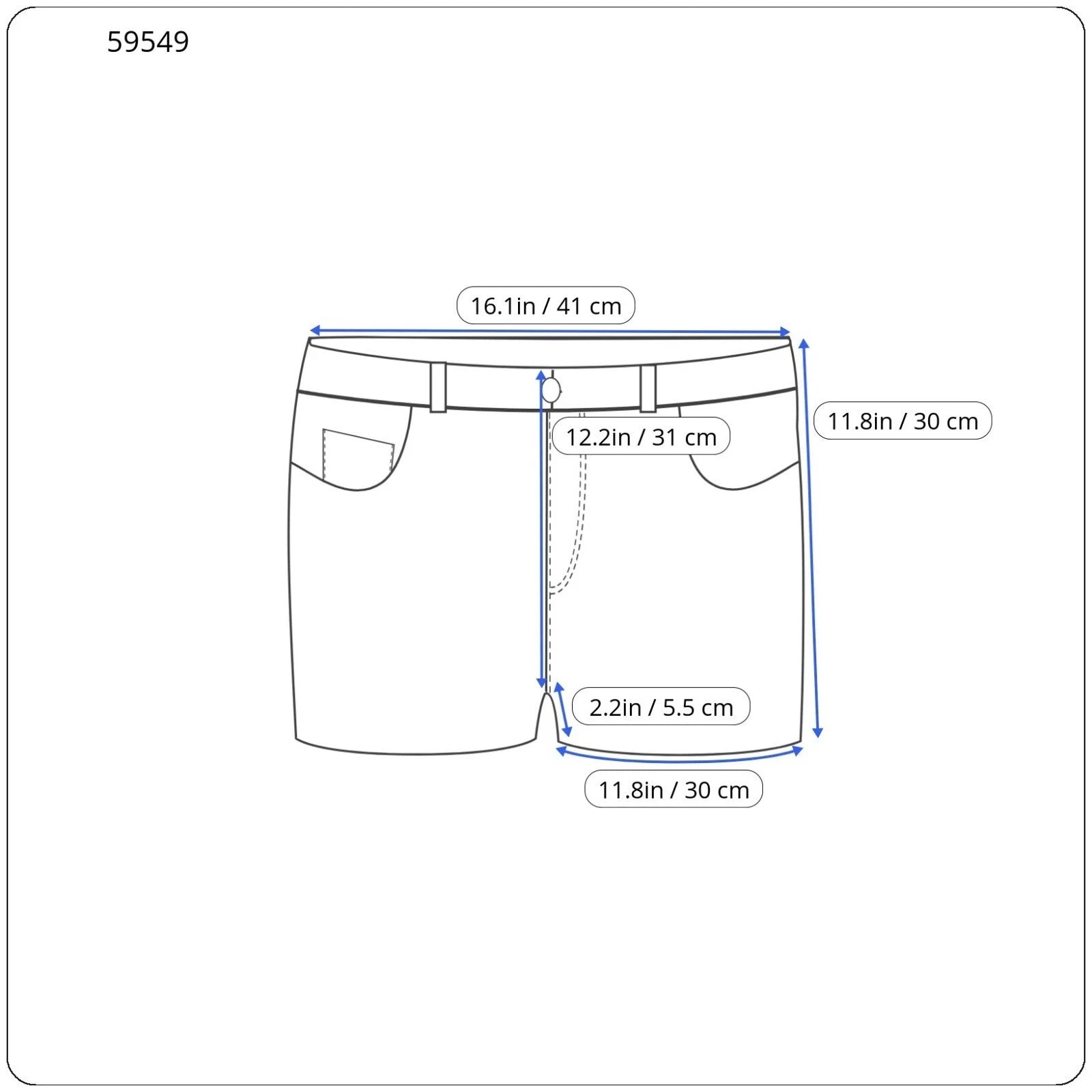 DENHAM Melrose Women Shorts W28 Off-White Pure Cotton Summer Casual Denim