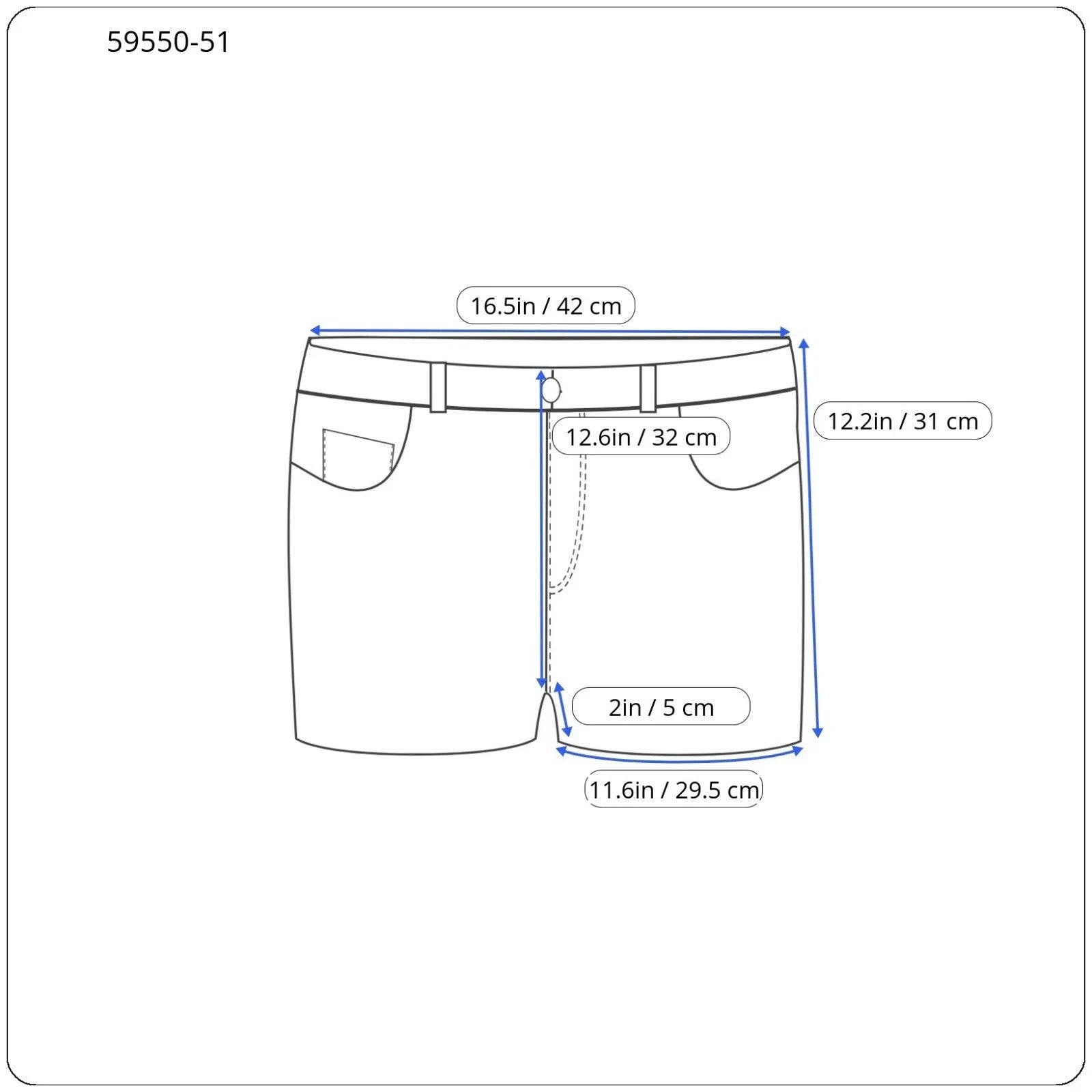 DENHAM Melrose Women Shorts W29 Off-White Pure Cotton Button-Fly Summer Denim