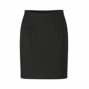 VILA Ines Commit Hw Short Coated Women Skirt XS Black Zip Fly Pencil