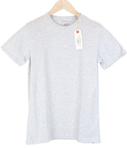 REPLAY Underwear Men T-Shirt S Plain Grey Crew Cotton Blend Stretchy Casual