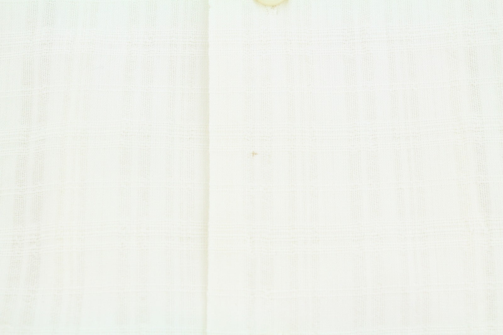SCOTCH & SODA Men Shirt M White Plaid Texture Patch Pocket Slightly Sheer