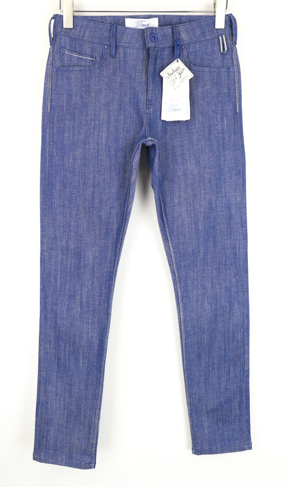 SCOTCH & SODA Blauw Men Jeans ~W30/L30 Indigo Hem Unisex Casual Zip-Fly Slim