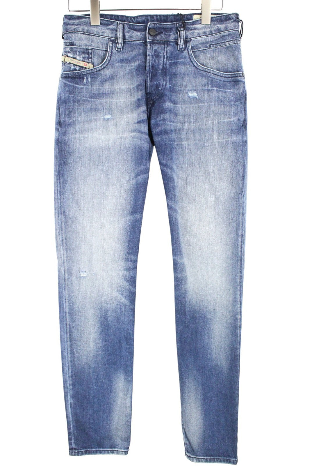 DIESEL D-Bazer 084DD Men Jeans W29/L34 Tapered Wash Cotton Stretch Blue