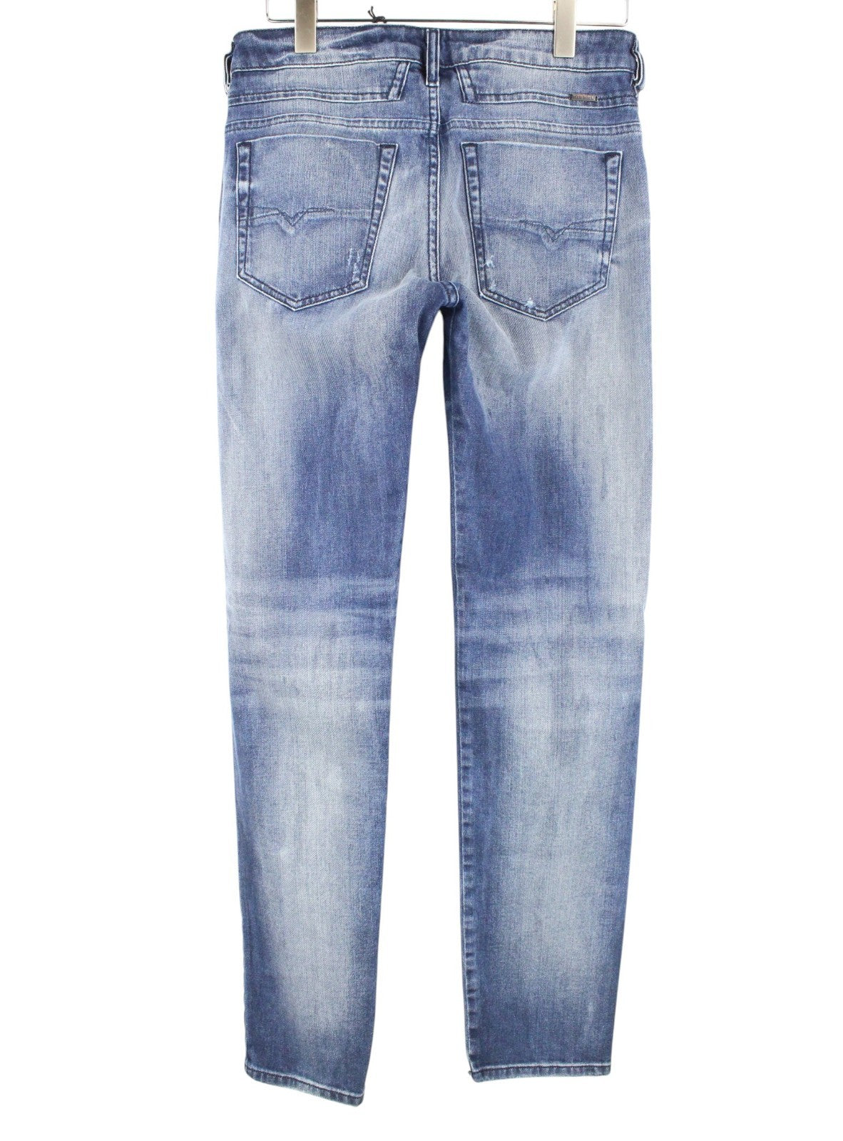DIESEL D-Bazer 084DD Men Jeans W29/L34 Tapered Wash Cotton Stretch Blue