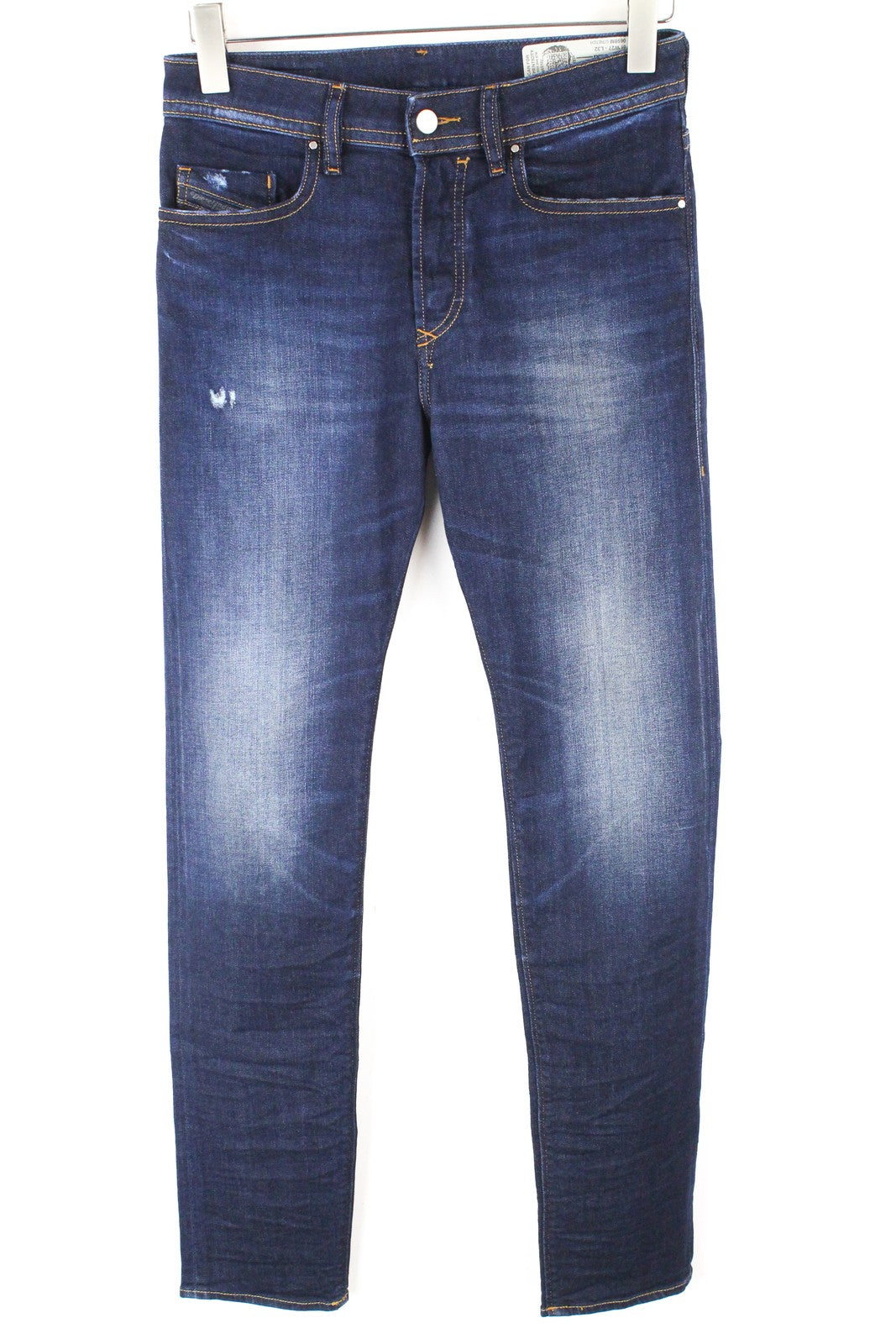 DIESEL Buster 069BM Men Jeans W27/L32 Slim Tapered Cotton Stretch Blue Washed