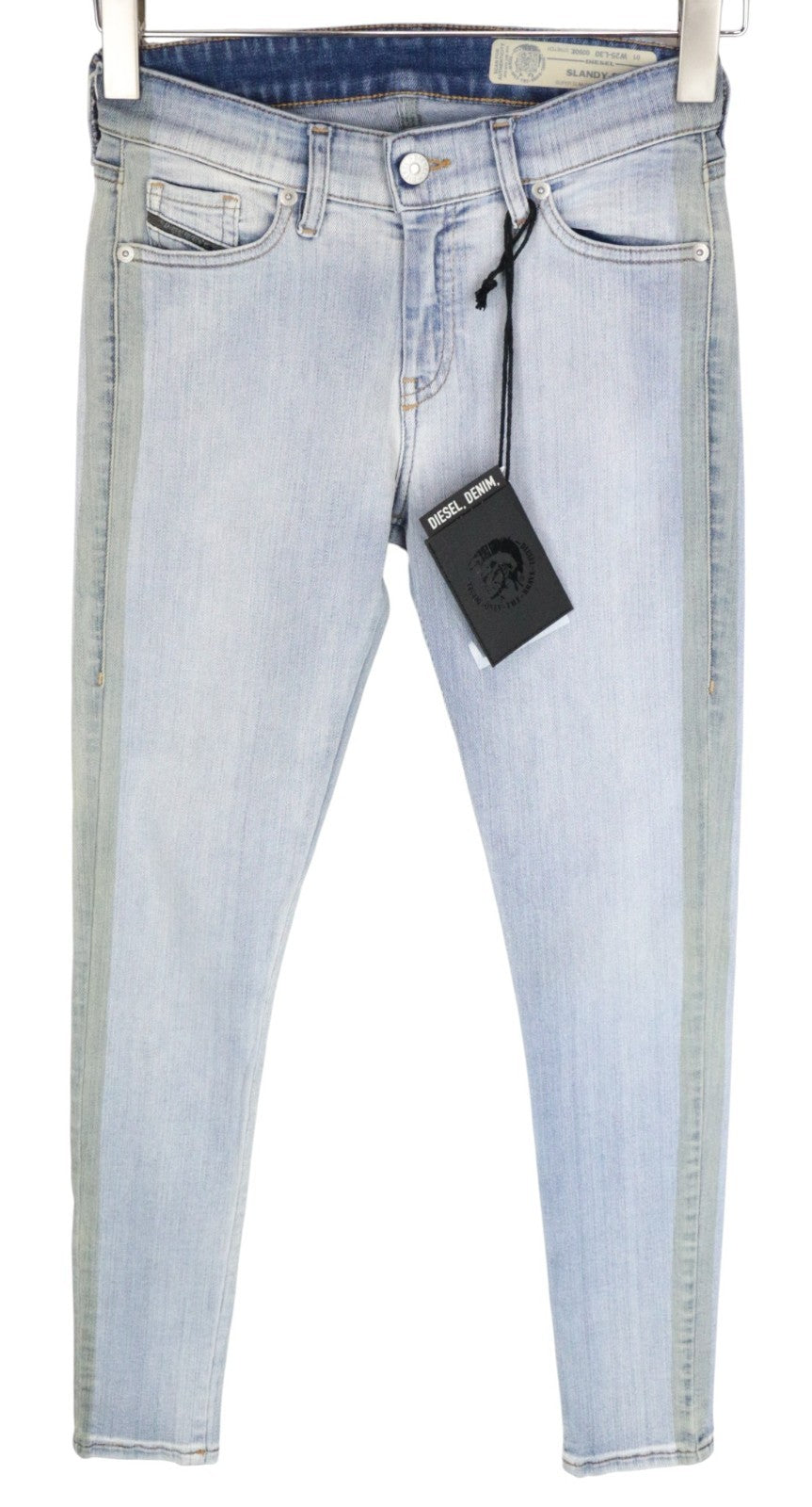 DIESEL Slandy-SP1 0090E Women Jeans W25/L30 Super Slim Skinny Stretch Blue