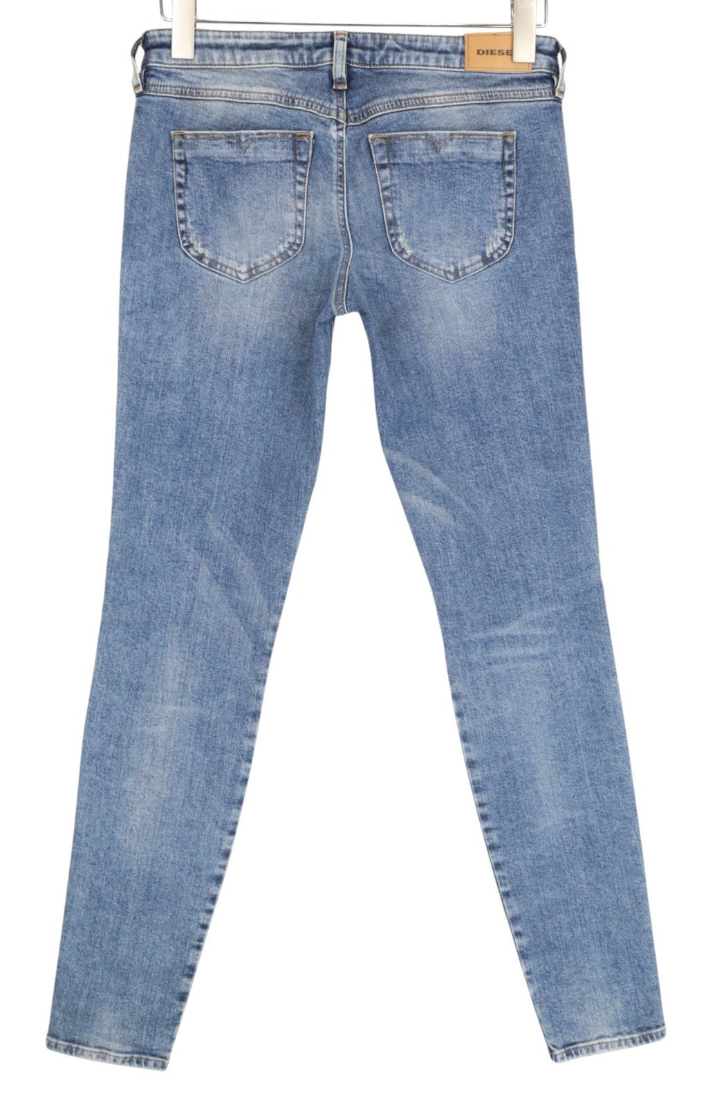 DIESEL Gracey 069AI Women Jeans W28/L32 Stretch Low Waist Slim-Skinny Blue