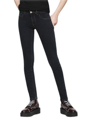 DIESEL Livier-S 084US Women Jeans W32 Stretch Jeggings Low Waist Slim Blue