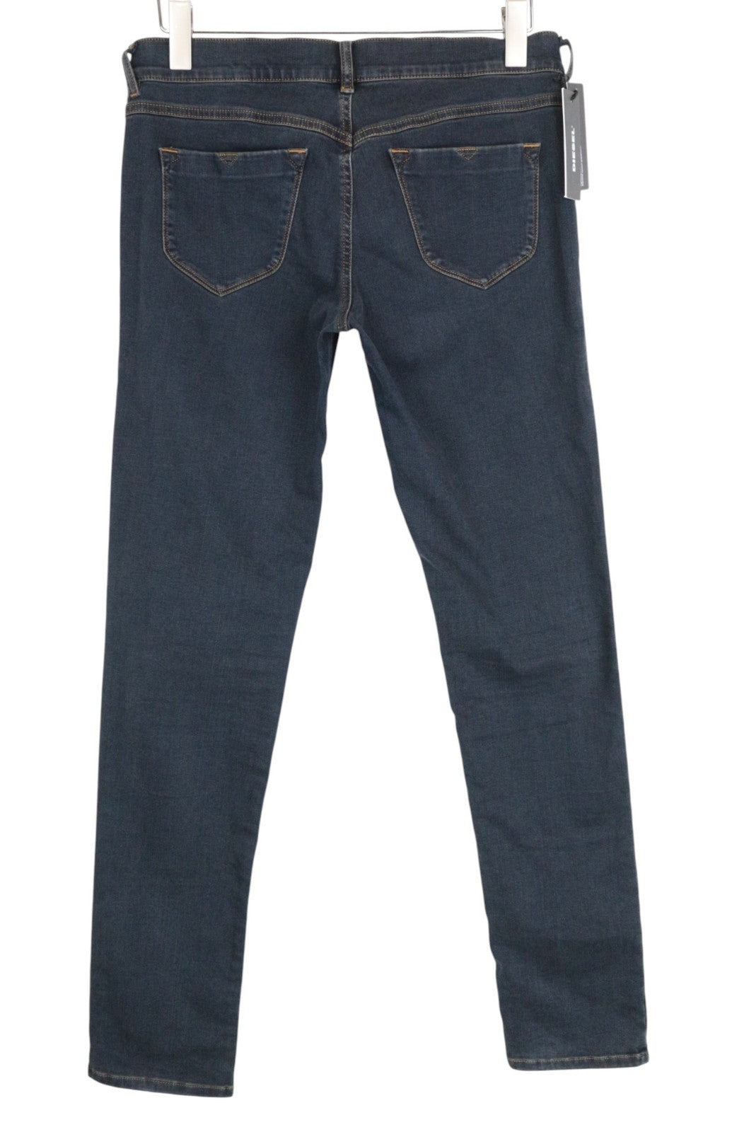 DIESEL Livier-S 084US Women Jeans W32 Stretch Jeggings Low Waist Slim Blue