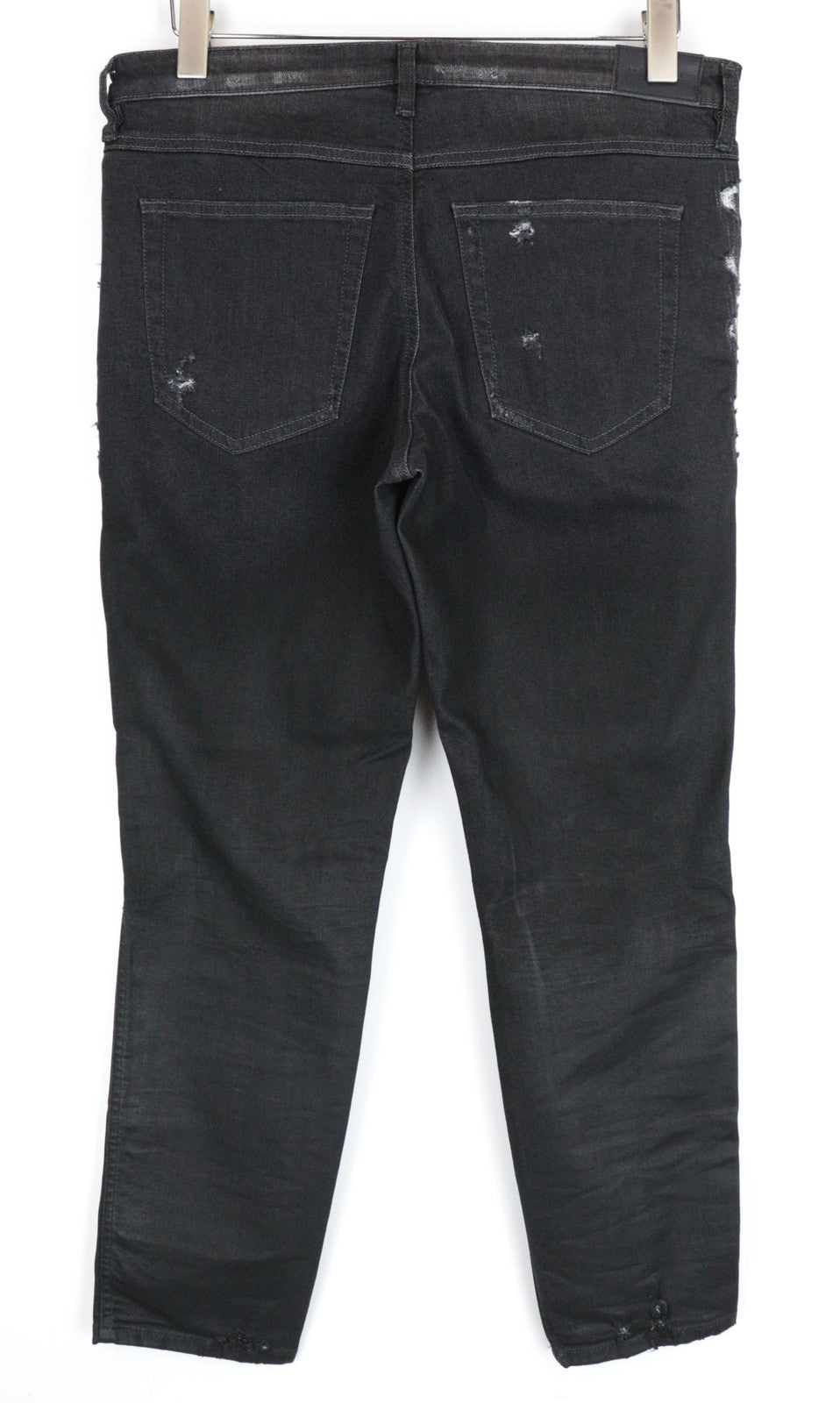 DIESEL Babhila 084YT Women Jeans W31/L32 Distressed Stretch Slim Skinny Grey