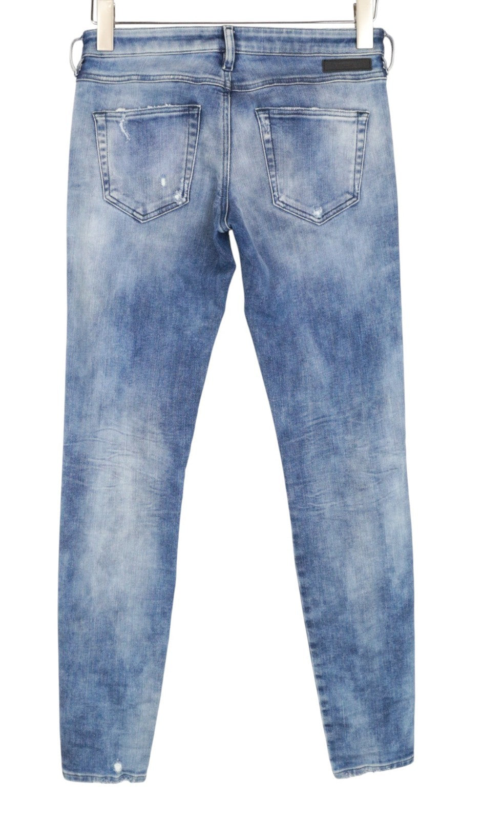 DIESEL Gracey-T 080AS Women Jeans W27 Sweat Jogg Boyfriend Fit Blue Stretch