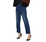 DIESEL D-Rollar-Ne 069IT Women Jeans W26 Sweat Jogg Relaxed Blue Cotton Stretch