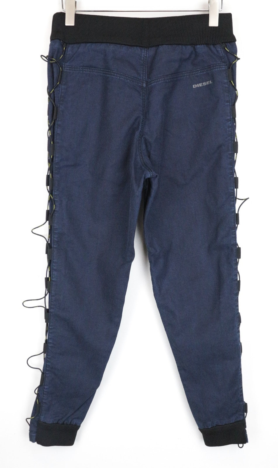 DIESEL Taryn-NE Women Jeans W27 Straight Detailed Blue Pull On Cotton Stretch