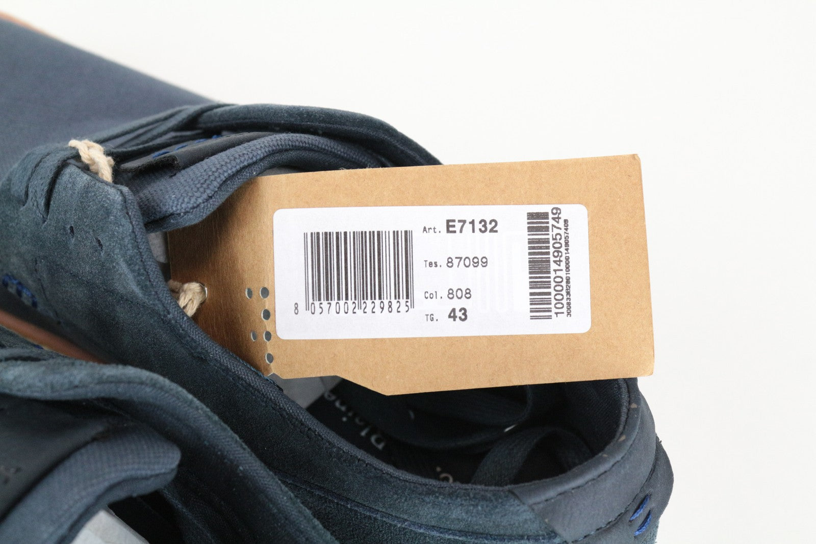 HARMONT & BLAINE Men Trainers EU43 Sneakers Plain Weave Midnight Blue Laces