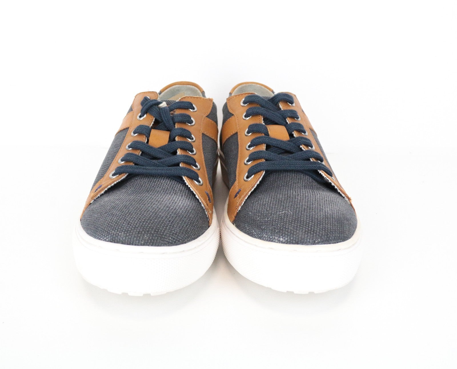 HARMONT & BLAINE Men Trainers EU44 Grey Two-Tone Sneakers Flat Faux Leather