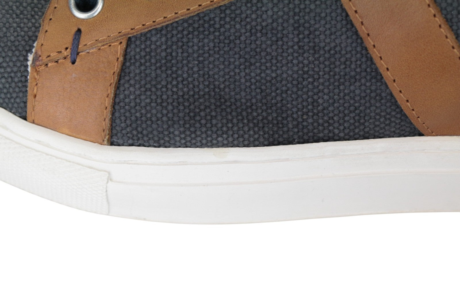 HARMONT & BLAINE Men Trainers EU43 Sneakers Steel Grey Two-Tone Canvas Flat