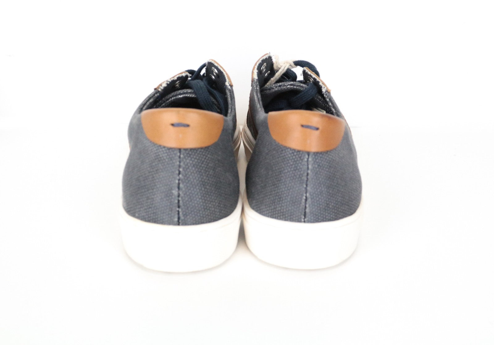 HARMONT & BLAINE Men Trainers EU43 Sneakers Steel Grey Two-Tone Canvas Flat