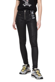 DIESEL Slandy-BKX 069JT Women Jeans W26/L32 Super Skinny Purple Stretch Waxed